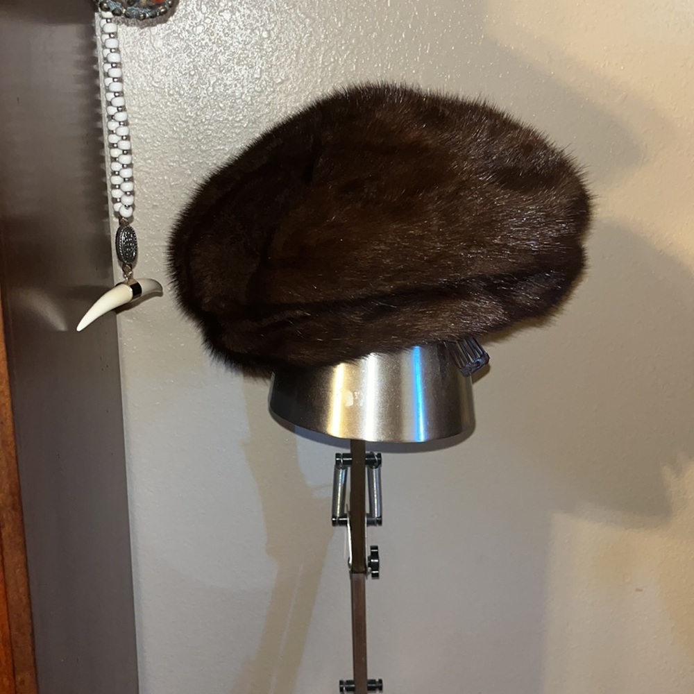 I. Magnin mink hat
